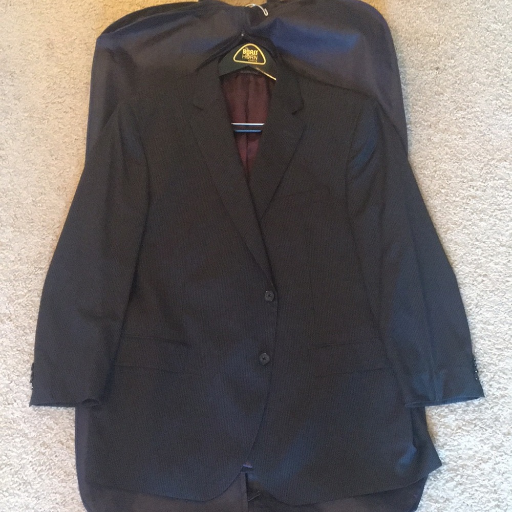 46R Jack Victor suit charcoal gray